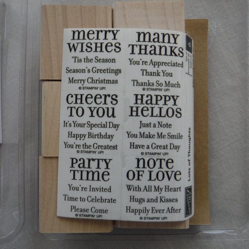 Stampin' Up! Lots of Thoughts Stamp Set - New